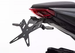 License plate holder kit including reflector and plate light