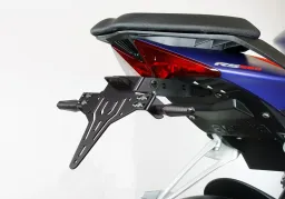 License plate holder kit including reflector and plate light