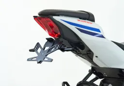 License plate holder kit including reflector and plate light