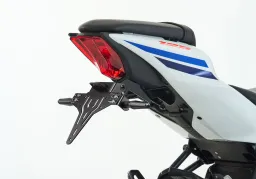 License plate holder kit including reflector and plate light