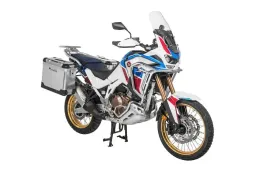 ZEGA Pro pannier system for Honda CRF1100L Africa Twin (2022-) / Adventure Sports 31/38 litres with stainless steel rack    Volume 31/38, Pannier rack colour Silver, Colour Alu Natural
