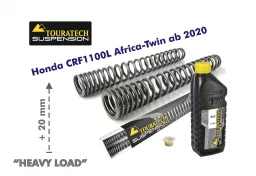 Progressive fork springs for Honda CRF1100L Africa Twin (2020-2025), +20mm / HEAVY LOAD