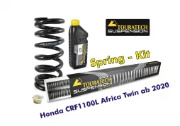 Progressive springs for fork and shock absorber for Honda CRF1100L Africa Twin (2020-2025), replacement springs