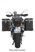 ZEGA Pro aluminium pannier system "And-Black" 38/38 litres with stainless steel rack black for Yamaha MT-09 Tracer (2015-2017)
