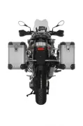 ZEGA Pro Aluminium Pannier System for BMW R1250GS/ R1250GS Adventure/ R1200GS from 2013/ R1200GS Adventure from 2014            Volume 38/45, Pannier rack colour Silver, Colour And-Black