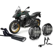 DENALI D7 Pro LED auxiliary headlight set for BMW R1300GS Adventure