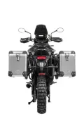 ZEGA Pro aluminium pannier system for Triumph Tiger 900       Volume 38/45, Pannier rack colour Black, Colour Alu Natural