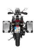 ZEGA Pro aluminium pannier system for Yamaha Tenere 700 / World Raid ZEGA Pro aluminium pannier system 31/38 litres with stainless steel rack for Yamaha Tenere 700    Volume 31/38, Pannier rack colour Silver, Colour Alu Natural