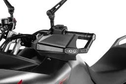 Hand protectors DEFENSA Expedition, black, for Honda XL750 Transalp