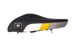 Comfort seat "Style yellow grey" Fresh Touch passenger seat, heated, for BMW R1300GS