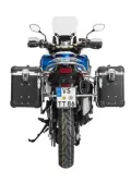 ZEGA Evo aluminium pannier system for Honda CRF1000L Africa Twin (2018-) / CRF1000L Adventure Sports       Volume 38/45, Pannier rack colour Silver, Colour And-S