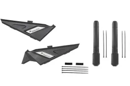 Set of small side covers and frame protectors for BMW R1250GS/ R1200GS (LC)/BMW R1200GS Adventure (LC), (left and right)