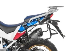 Motorcycle stainless steel pannier rack, black for Honda CRF 1100 L Africa Twin (2022-), CRF1100L Adventure Sports