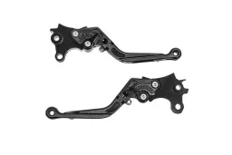 Touratech brake and clutch lever set, for BMW R1300GS/Adventure, foldable and length-adjustable, adjustable