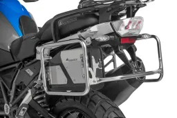Motorcycle toolbox, left side, for Touratech pannier rack ZEGA Evo for BMW R1300GS/Adventure, R1250GS/Adventure, R1200GS (LC)/Adventure (LC), KTM 1290 Super Adventure S/R (2021-)/ 1390 Super Adventure S/R