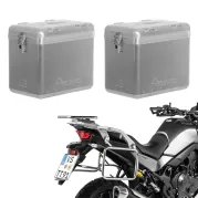 Motorcycle aluminium pannier system ZEGA Mundo for Honda XL750 Transalp