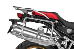 Stainless steel motorcycle pannier rack for BMW F900GS Adventure, F850GS/Adventure, F800GS (2024-), F750GS