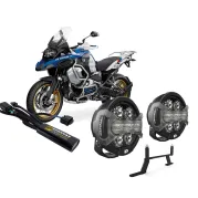 DENALI D7 Pro LED auxiliary headlight set for BMW R1250GS Adventure/ R1200GS Adventure (LC)
