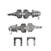 Lock set for soft luggage mounting system "Plug &amp; Travel" for BMW R1300GS with VARIO pannier rack