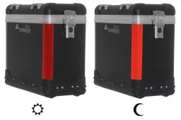 *Red* reflective strips for ZEGA Pro / ZEGA Pro2 pannier edges (pack contains 2 stickers)
