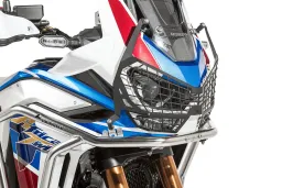 Headlight protector black with quick release fastener for Honda CRF1100L Adventure Sports (-2023) "OFFROAD USE ONLY"