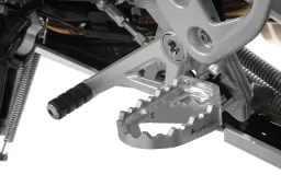 "Works" long-distance touring footrests for BMW R1300GS/Adventure, R1250GS/Adventure, R1200GS (LC)/Adventure (LC), F900GS/Adventure, F850GS/Adventure, F800GS (2024-), F750GS