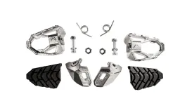 Works Pro footrests, height-adjustable, for BMW R1300GS/Adventure, R1250GS/Adventure, R1200GS/Adventure (LC), R12G/S ***OFFROAD ONLY***