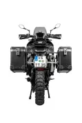 ZEGA Pro aluminium pannier system for Husqvarna Norden 901, KTM 890 Adventure/ 890 Adventure R/ 790 Adventure / 790 Adventure R      Volume 31/38, Pannier rack colour Silver, Colour And-Black