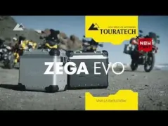 ZEGA Evo aluminium pannier system for Yamaha Tenere 700 / World Raid ZEGA Evo aluminium pannier system "And-S" 31/38 litres with stainless steel rack for Yamaha Tenere 700       Volume 38/45, Pannier rack colour Silver, Colour And-S