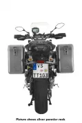 ZEGA Mundo aluminium pannier system for Yamaha MT-09 Tracer (2015-2017) Volume 31/31, Pannier rack colour Black, Colour Alu Natural