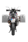 ZEGA Mundo aluminium pannier system for KTM 1290 Super Adventure S/R (2021-)    Volume 38/45, Pannier rack colour Silver, Colour Alu Natural