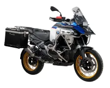 ZEGA Pro aluminum motorcycle pannier system for BMW R1300GS Adventure