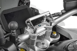 GPS mounting adapter for handlebar clamp BMW F900GS/Adventure, F850GS/Adventure for handlebar risers 35 mm