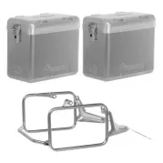 ZEGA Mundo aluminium pannier system for BMW R 1300 GS      Volume 45/45, Pannier rack colour Silver, Colour Alu Natural