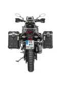 ZEGA Evo aluminium pannier system for Yamaha Tenere 700 / World Raid ZEGA Evo aluminium pannier system "And-S" 31/38 litres with stainless steel rack for Yamaha Tenere 700     Volume 38/45, Pannier rack colour Black, Colour And-S